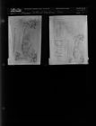 Sketch of Gardner (2 Negatives) (October 3, 1962) [Sleeve 3, Folder d, Box 28]